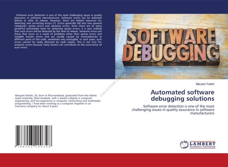 کتاب Automated software debugging solutions