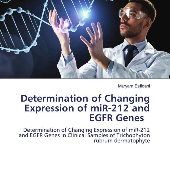 کتاب Determination of Changing Expression of miR-212 and EGFR Genes