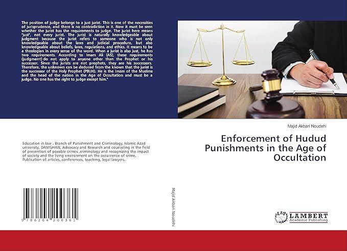 کتاب Enforcement of Hudud Punishments in the Age of Occultation