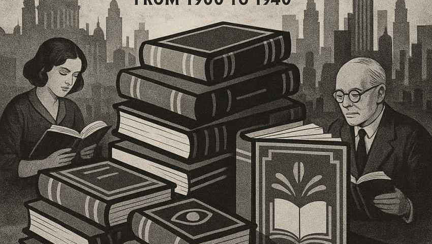 کتاب‌های جهان از سال 1900 تا 1940 1