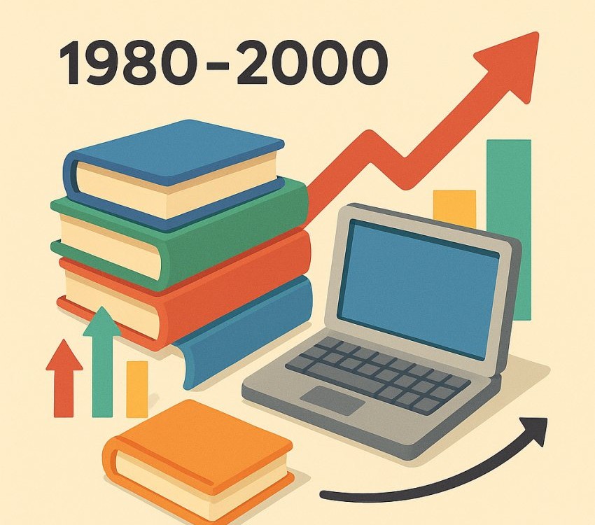 کتاب‌های جهان از سال 1980 تا 2000 1