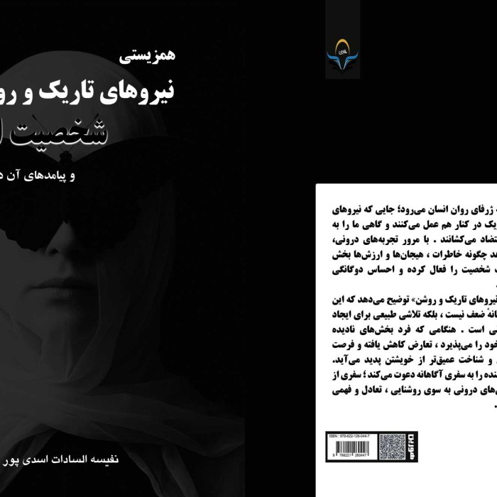 کتاب هم‌زیستی نیروهای تاریک و روشن در شخصیت انسان و پیامدهای آن در رشد روانی