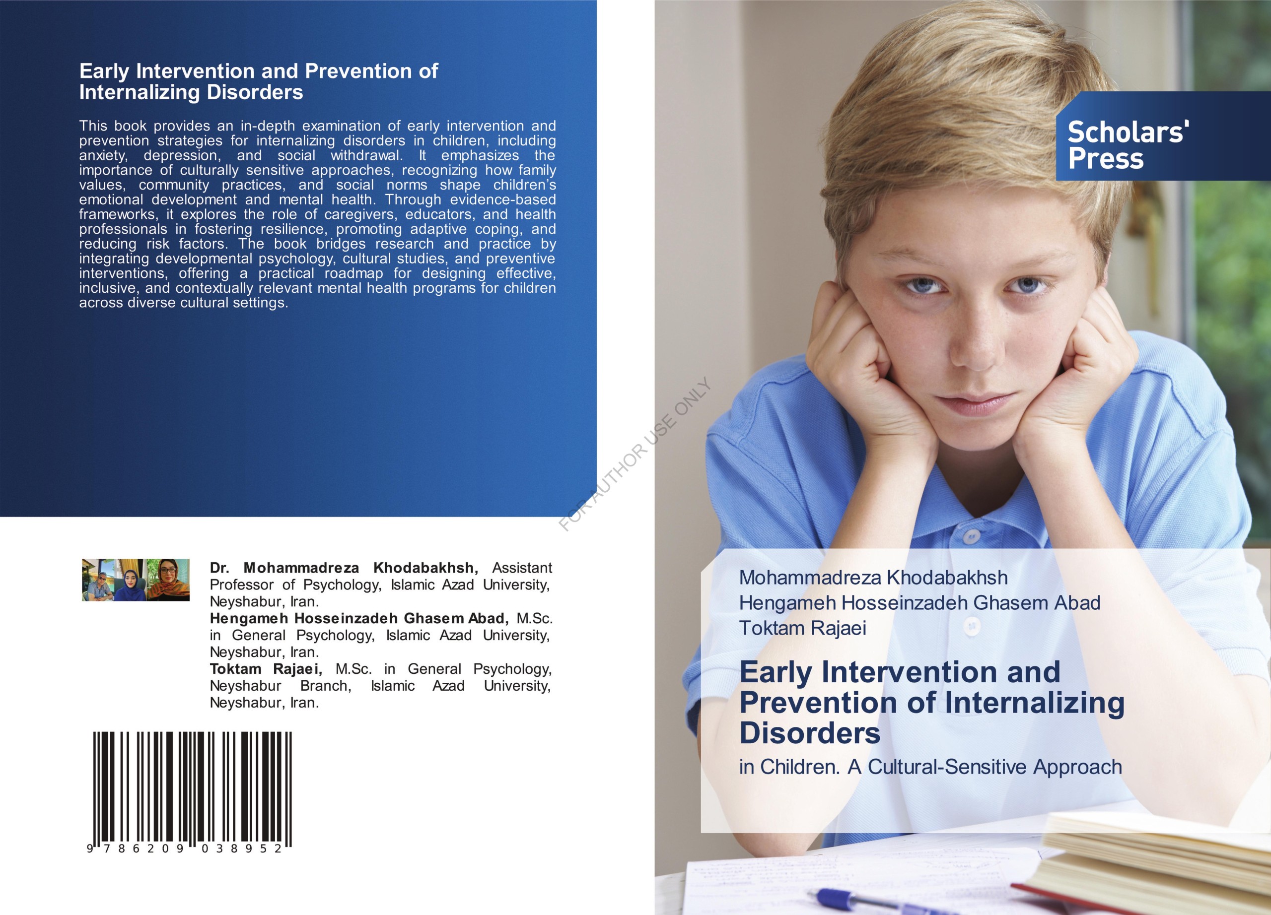 کتاب Early Intervention and Prevention of Internalizing Disorders in Children A Cultural-Sensitive Approach