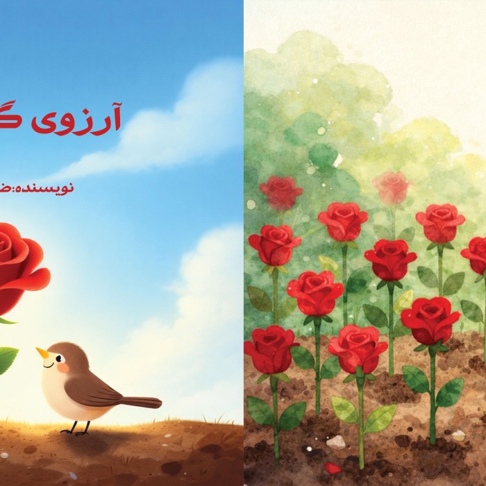 کتاب آرزوی گل سرخ