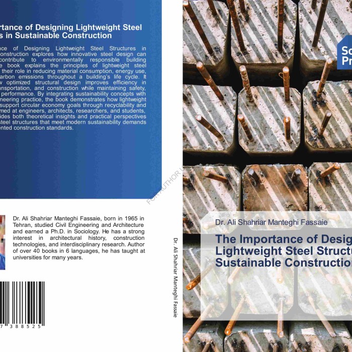 کتاب The Importance of Designing Lightweight Steel Structures in Sustainable Construction