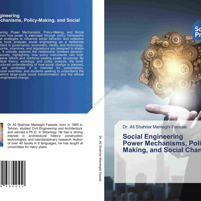 کتاب Social Engineering Power Mechanisms, Policy-Making, and Social Change