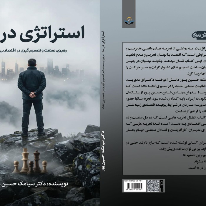کتاب استراتژی در مه رهبری، صنعت و تصمیمگیری در اقتصاد بیثبات