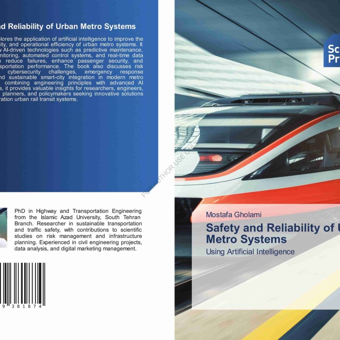 کتاب Safety and Reliability of Urban Metro Systems Using Artificial Intelligence