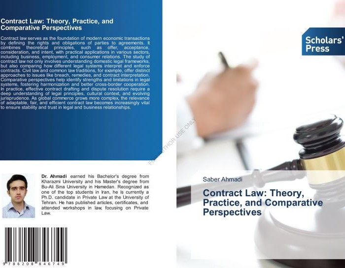 بهترین سایت خرید کتاب کمک درسی 12 کتاب Contract Law: Theory, Practice, and Comparative Perspectives