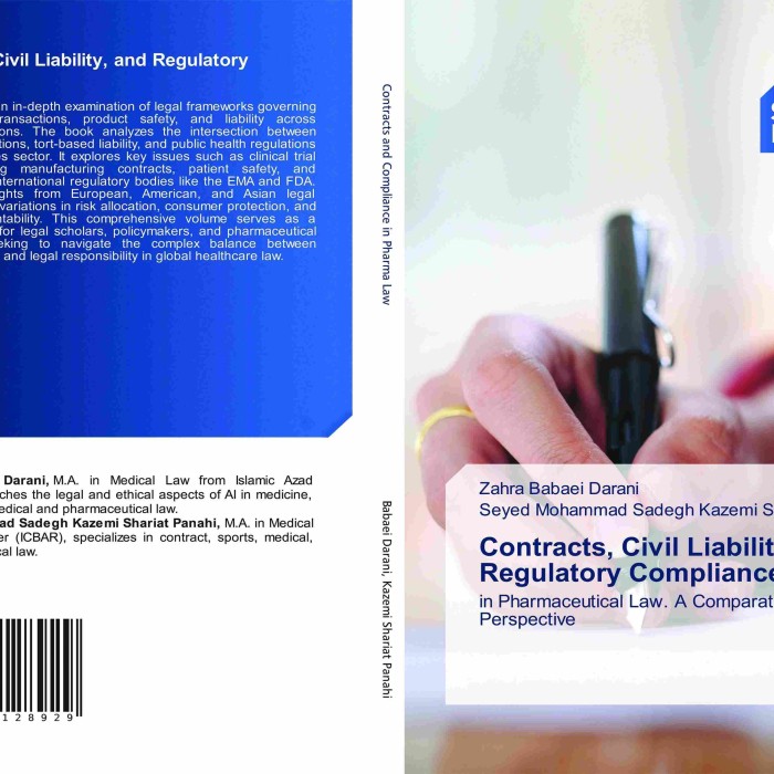 کتاب Contracts, Civil Liability, and Regulatory Compliance in Pharmaceutical Law A Comparative Perspective
