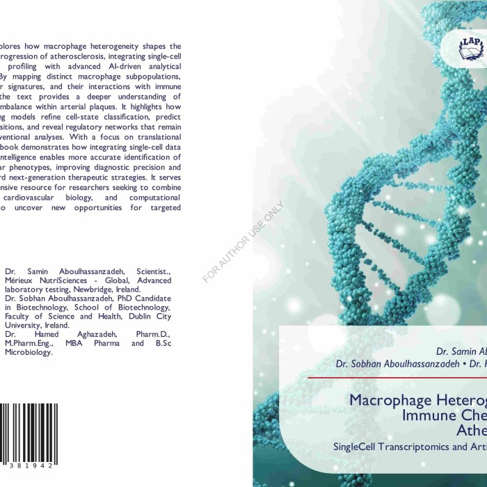 تخفیف خرید کتاب با کد ملی 10 کتاب Macrophage Heterogeneity and Immune Checkpoints in Atherosclerosis SingleCell Transcriptomics and Artificial Intelligence-Driven Insights