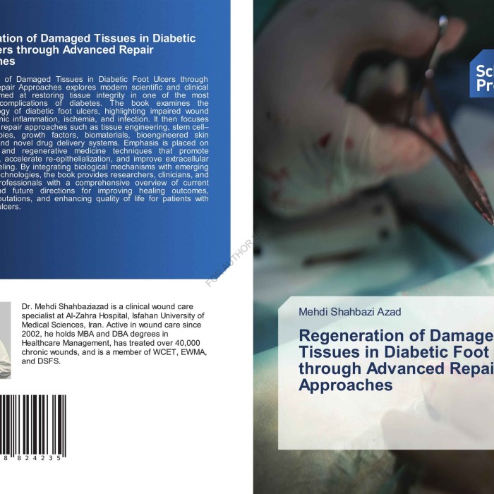 کتاب Regeneration of Damaged Tissues in Diabetic Foot Ulcers through Advanced Repair Approaches