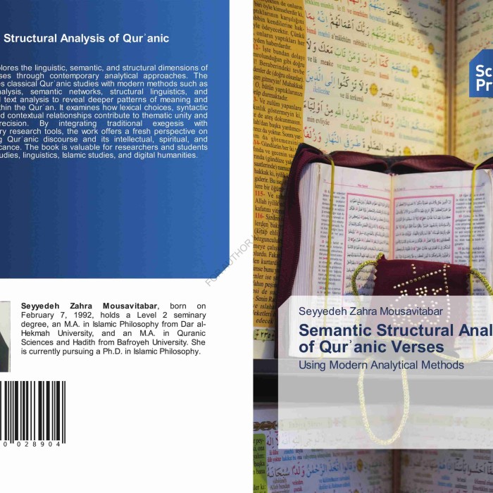 کتاب Semantic Structural Analysis of Qurʾanic Verses Using Modern Analytical Methods