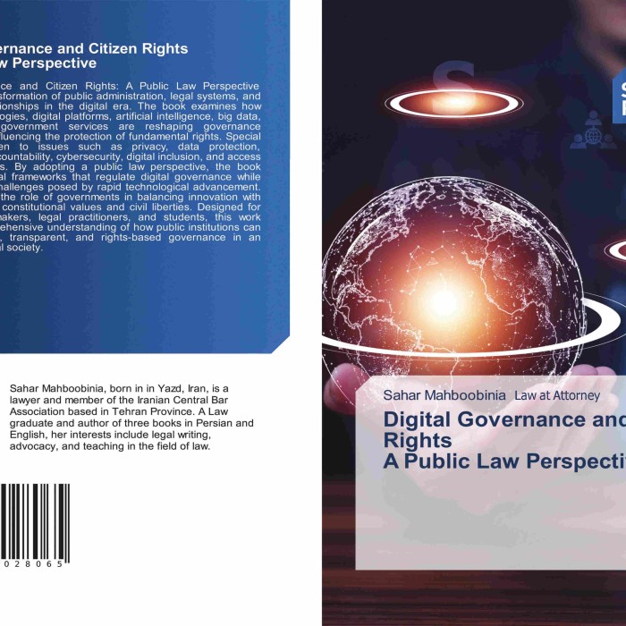 کتاب Digital Governance and Citizen Rights A Public Law Perspective
