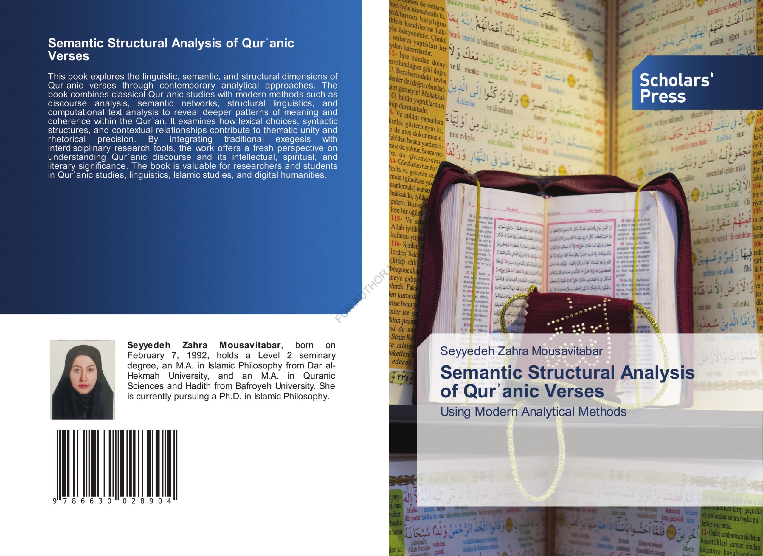 Semantic Structural Analysis of Qurʾanic Verses Using Modern Analytical Methods