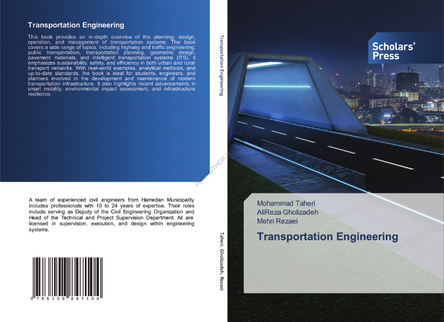 انتشارات Blessed Hope Publishing 9 کتاب Transportation Engineering