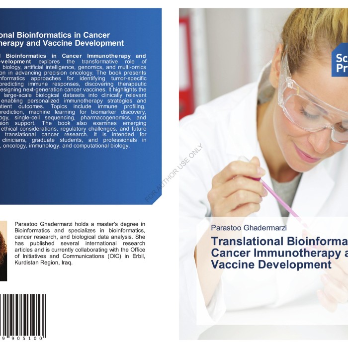 کتاب Translational Bioinformatics in Cancer Immunotherapy and Vaccine Development