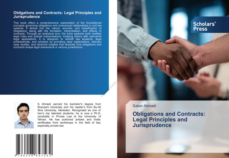 کتاب Obligations and contracts: legal principles and jurisprudence