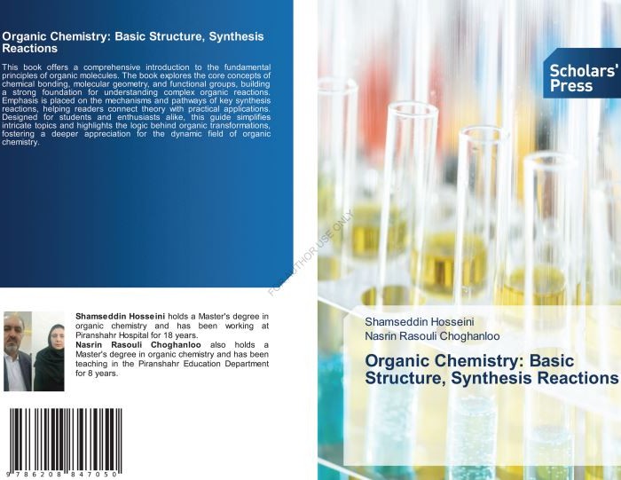 کتاب Organic chemistry basic structure, synthesis reactions