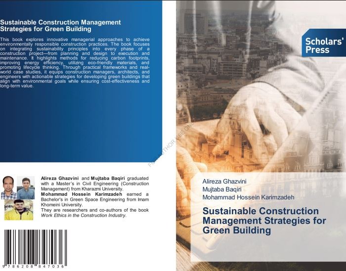 کتاب Sustainable construction managment strategies for green Building