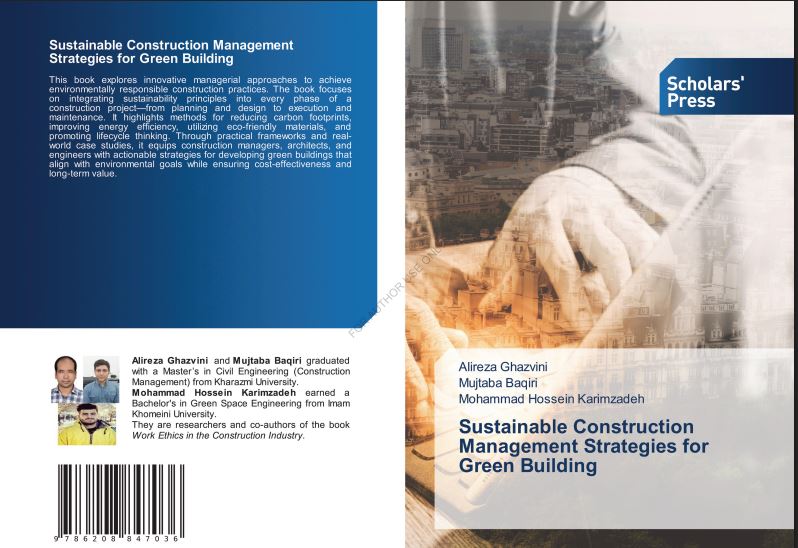 انتشارات Blessed Hope Publishing 10 کتاب Sustainable construction managment strategies for green Building