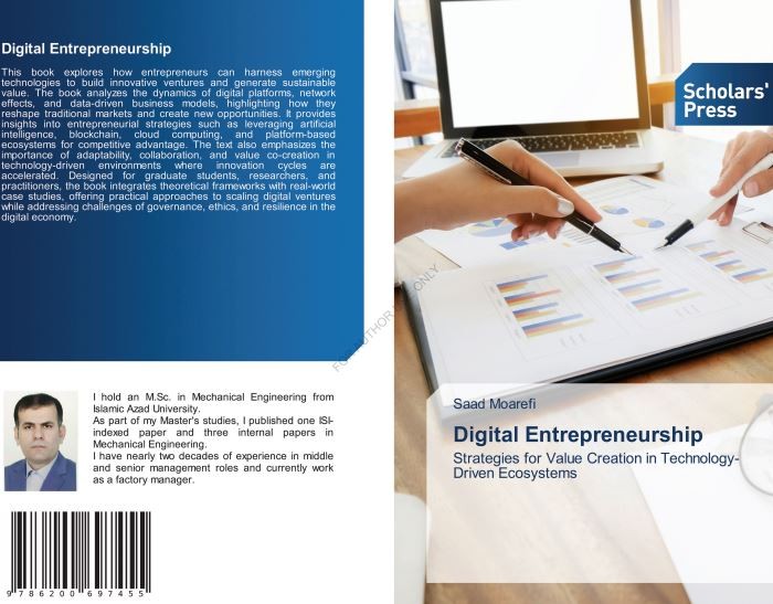 کتاب Digital Entrepreneurship: Strategies for Value Creation in Technology-Driven Ecosystems
