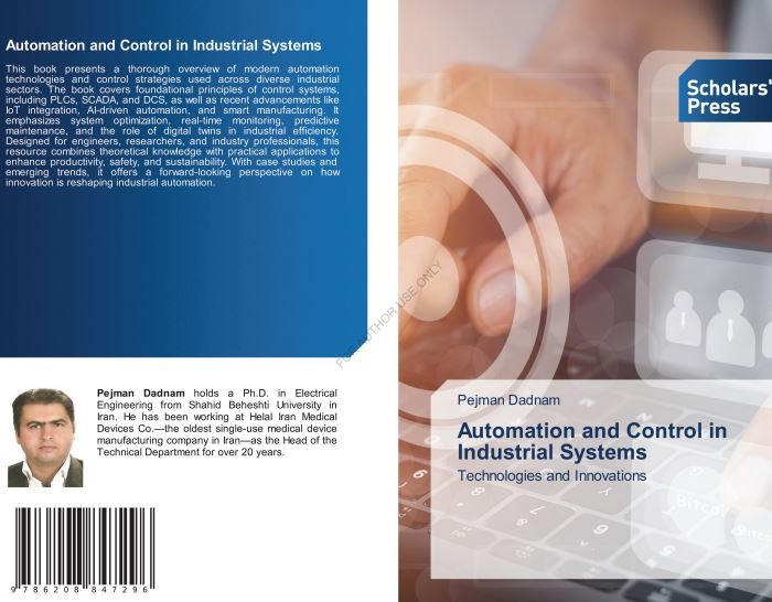 کتاب Automation and Control in Industrial Systems: Technologies and Innovations